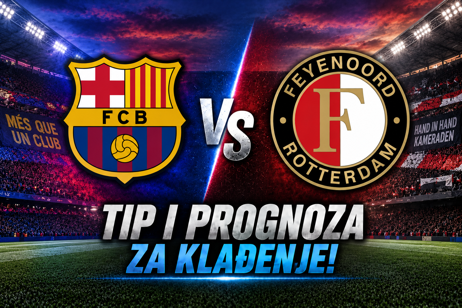 Barcelona vs Feyenoord - UEFA Liga prvaka tip i prognoza