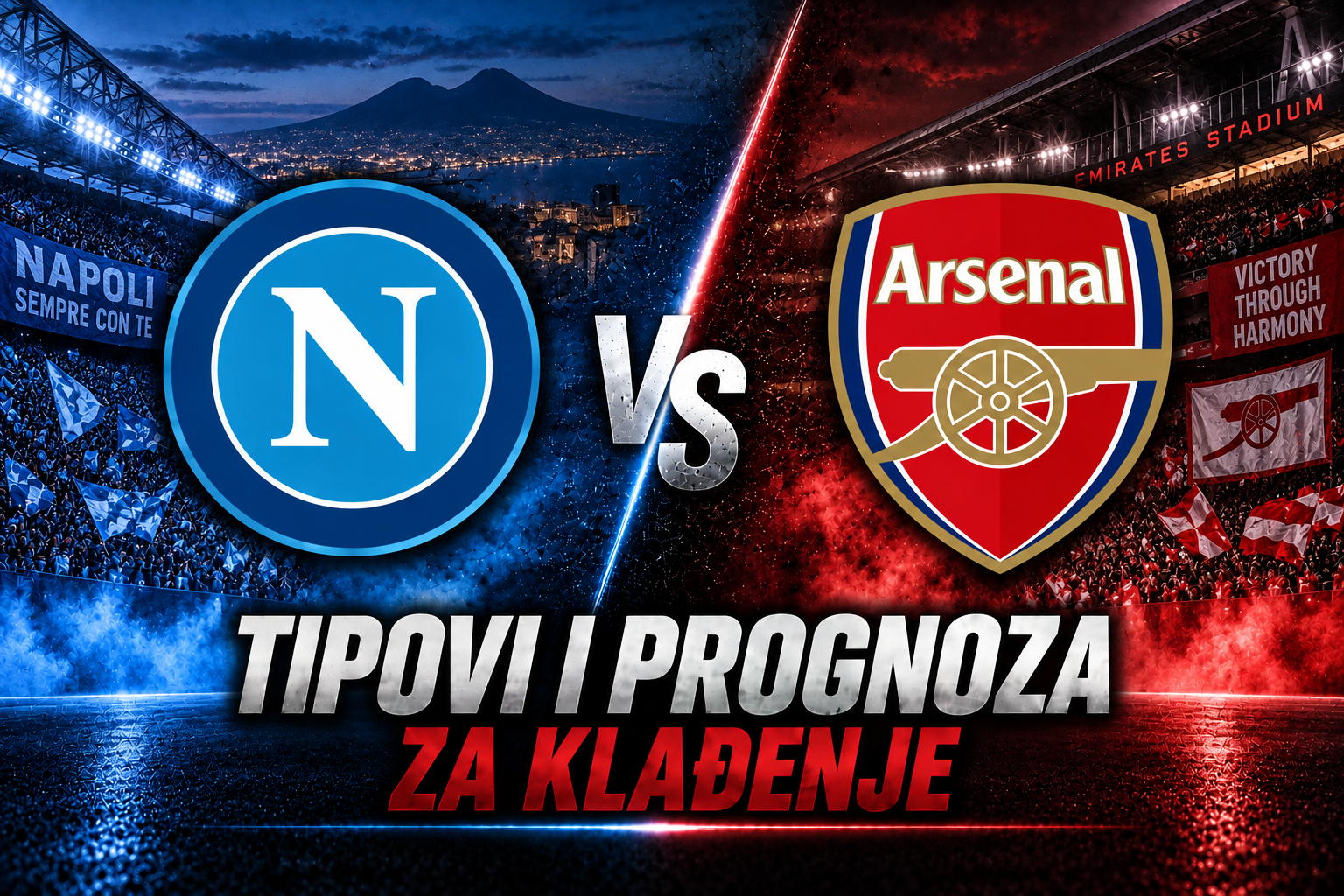 Napoli vs Arsenal - UEFA Liga prvaka tip i prognoza