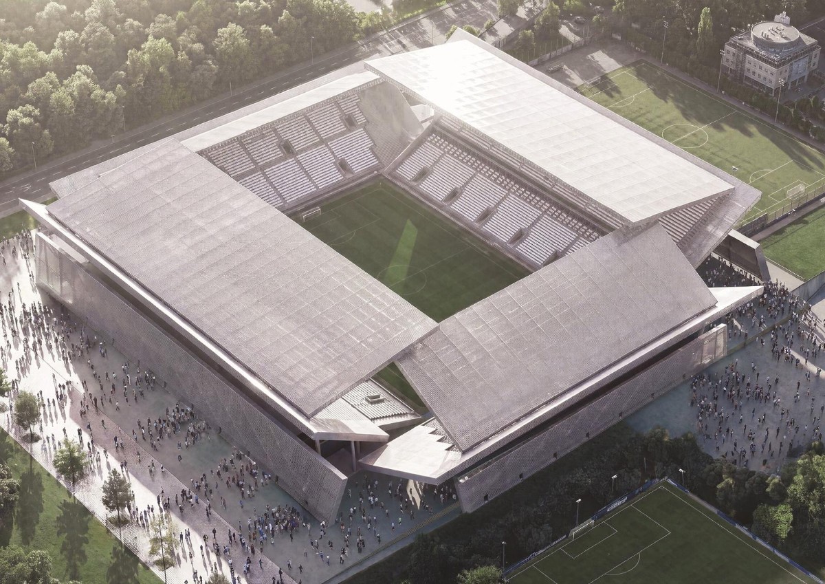 Novi stadion Maksimir iz zraka – pobjedničko rješenje VG13 Architects, 35.000 mjesta