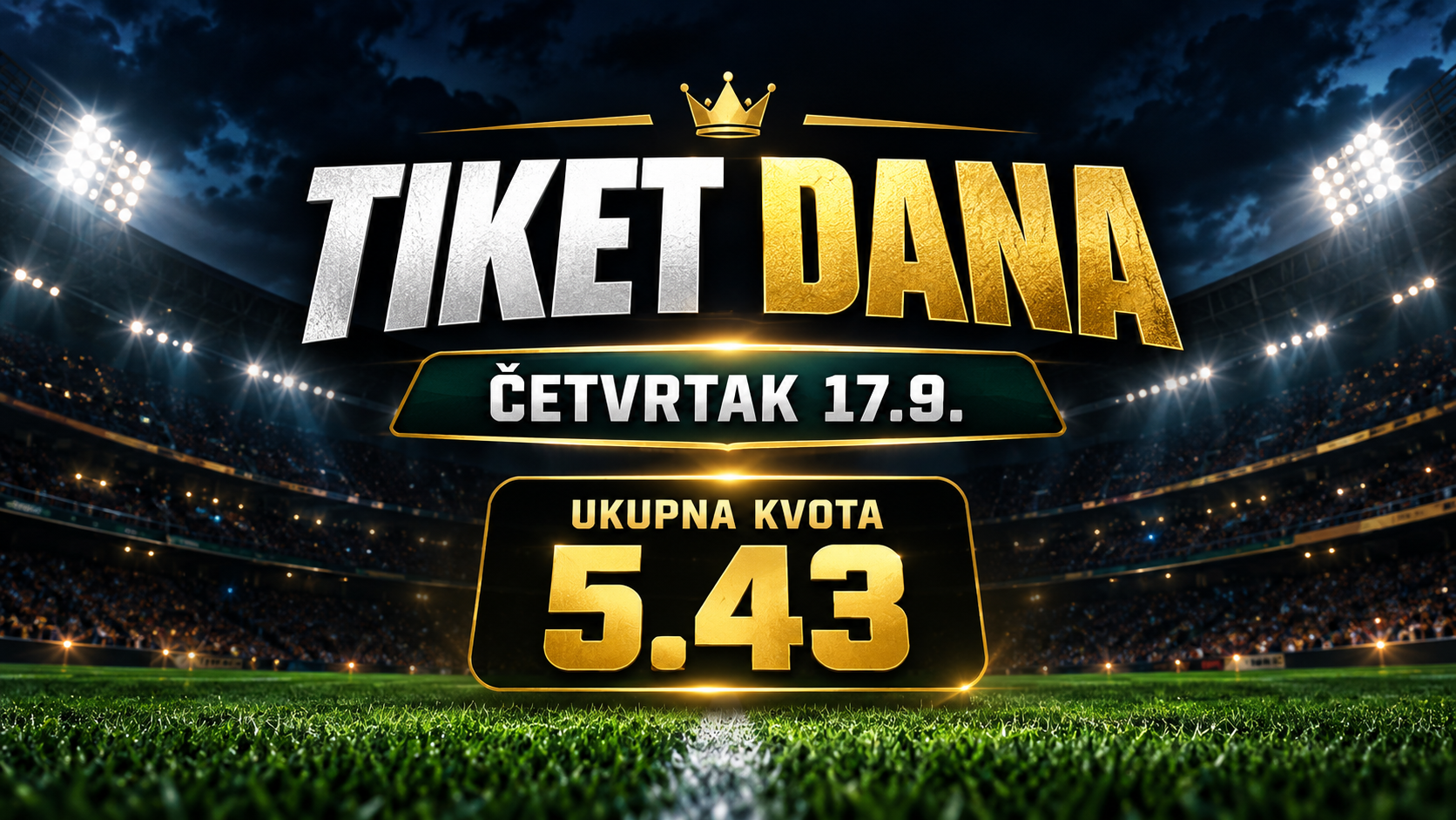 Tiket Dana 17.09.2026 – Sistem 2 od 3