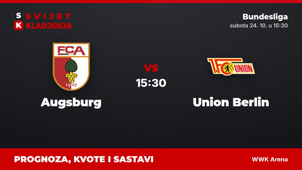 Augsburg – Union Berlin, Bundesliga: prognoza i kvote