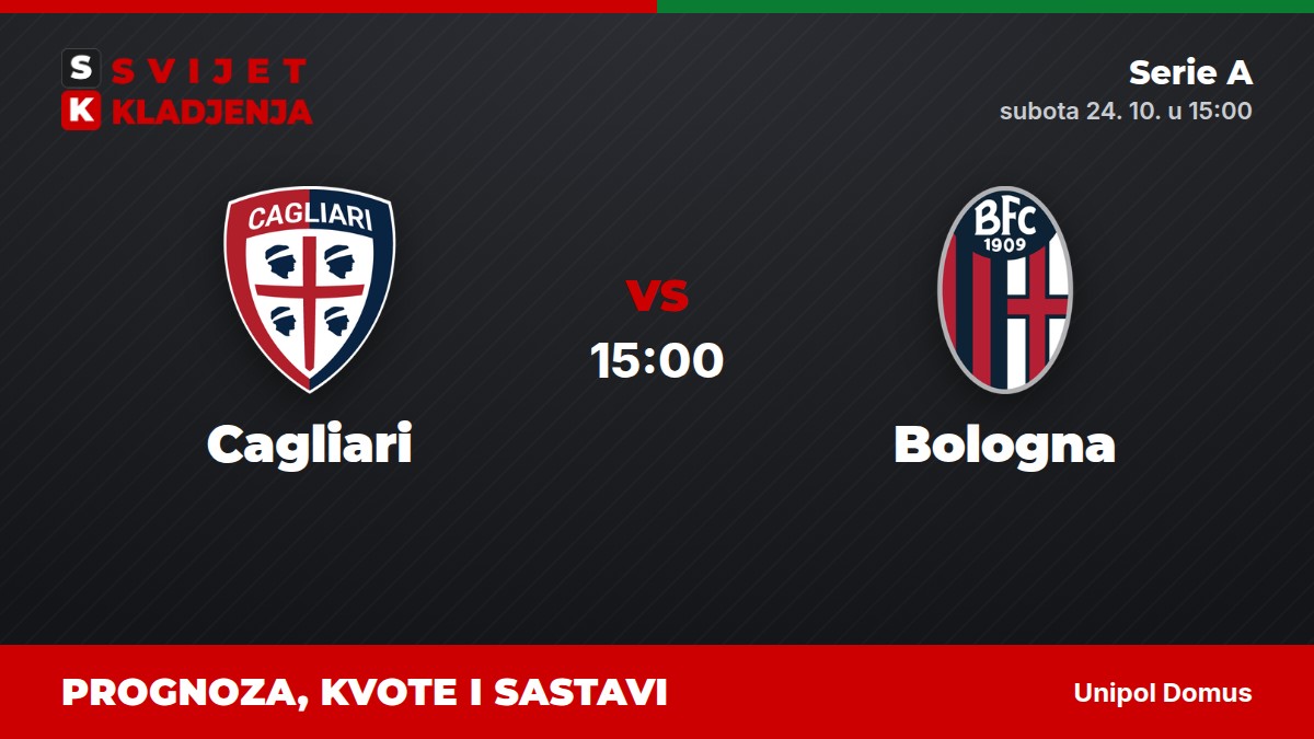Cagliari – Bologna, Serie A: prognoza i kvote