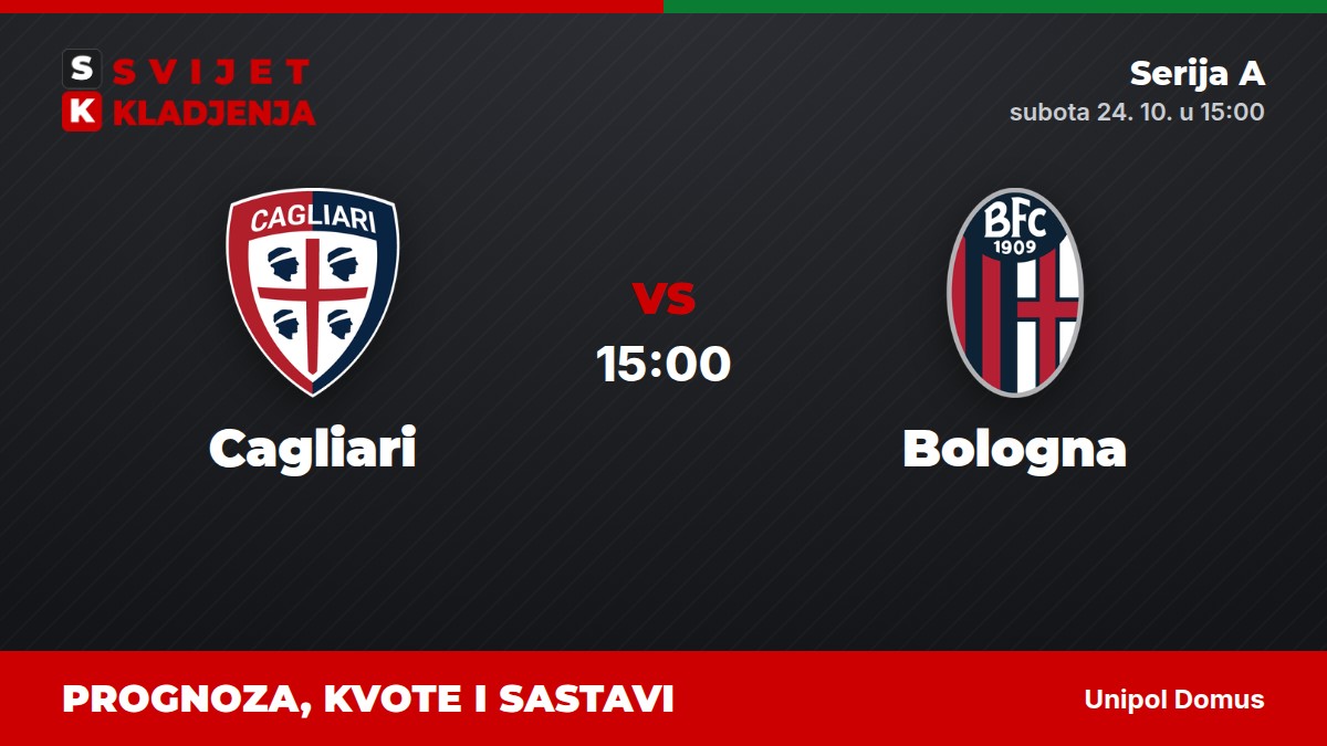 Cagliari – Bologna, Serija A: prognoza i kvote