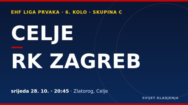 RK Zagreb Liga prvaka: nakon PSG-a slijedi gostovanje u Celju