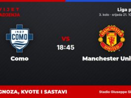 Como – Manchester United prognoza i tip: dva Hrvata, srijeda u 18:45 Como – Manchester United, Liga prvaka: prognoza i kvote