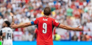 Engleska – Češka 3:0: Kane izjednačio rekord star 36 godina, a sam ga može preuzeti protiv Hrvatske Harry Kane u dresu Engleske s kapetanskom vrpcom i brojem 9 na leđima