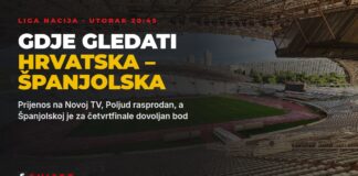 Gdje gledati Hrvatska – Španjolska: prijenos na Novoj TV, satnica i što je u igri Gdje gledati Hrvatska – Španjolska na Poljudu, prijenos na Novoj TV