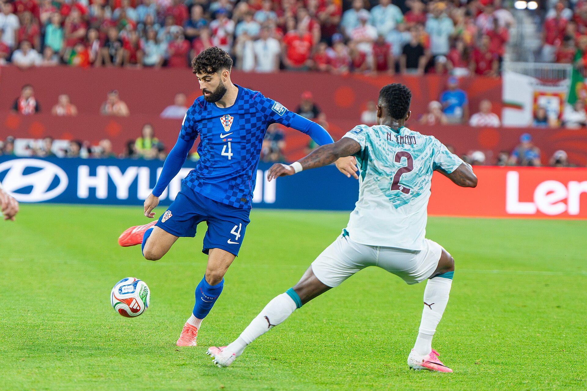 Joško Gvardiol u dresu hrvatske reprezentacije u dvoboju s Portugalom