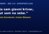 „Ja sam glavni krivac”: Kovačević nakon Dinamo – NEC 2:4 priznao da je obrana bila „katastrofalna” Grafika s citatom Marija Kovačevića nakon Dinamo – NEC 2:4: „Ja sam glavni krivac, ljut sam na sebe”