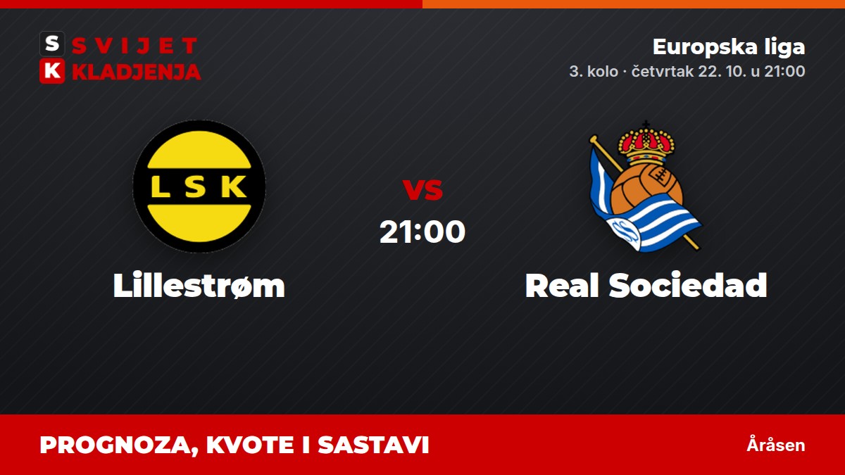 Lillestrøm – Real Sociedad, Europska liga: prognoza i kvote