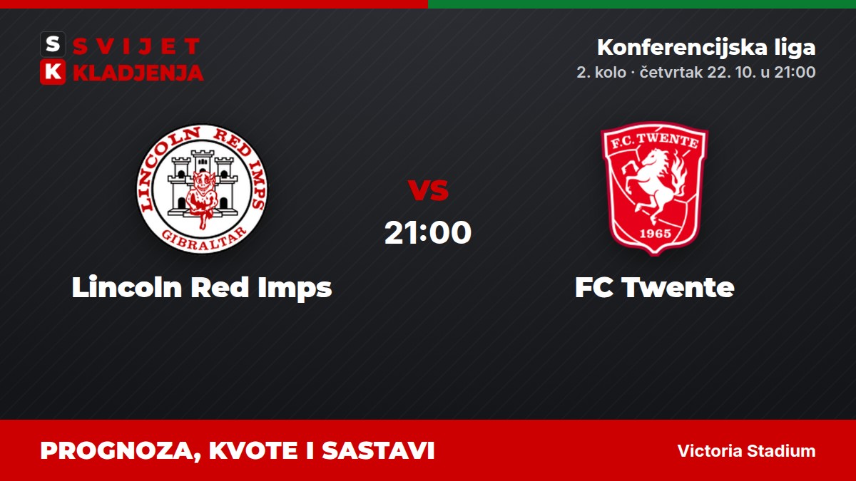 Lincoln Red Imps – FC Twente, Konferencijska liga: prognoza i kvote