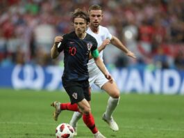 Hrvatska – Engleska prognoza: sastavi, Bilić protiv Tuchela i što se promijenilo od 4:2 u Dallasu Luka Modrić u dvoboju s Jordanom Hendersonom u polufinalu Svjetskog prvenstva 2018. između Hrvatske i Engleske u Moskvi