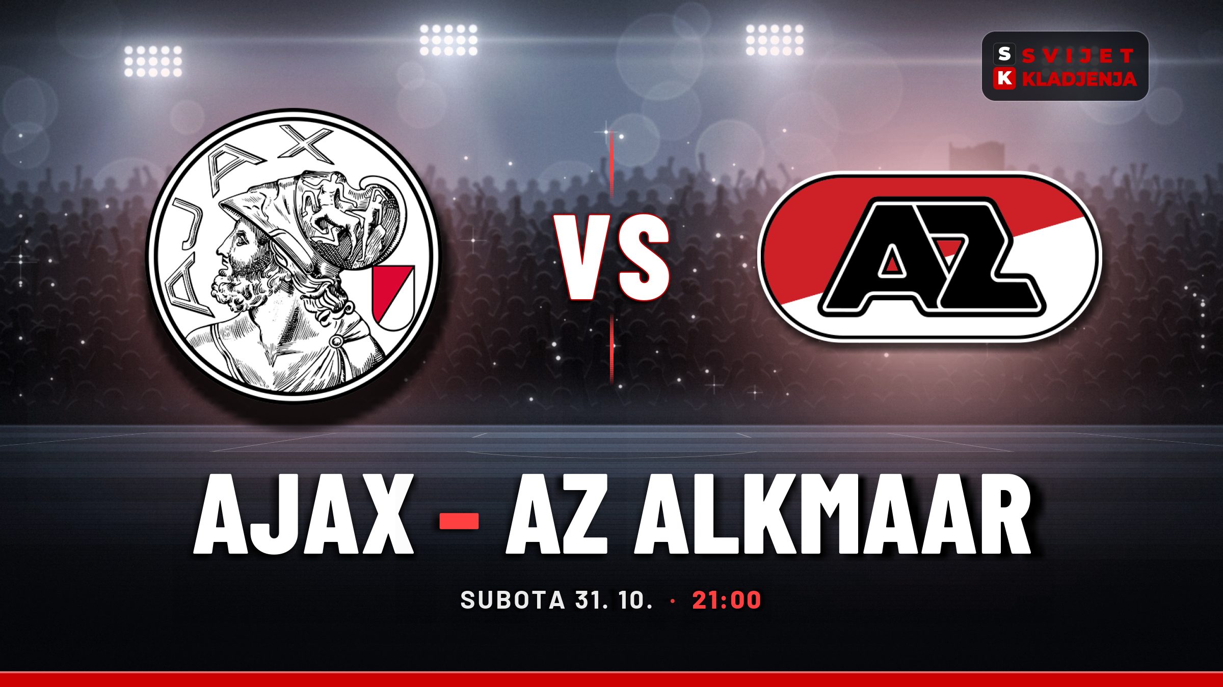 Ajax – AZ Alkmaar, Eredivizija: prognoza i tip