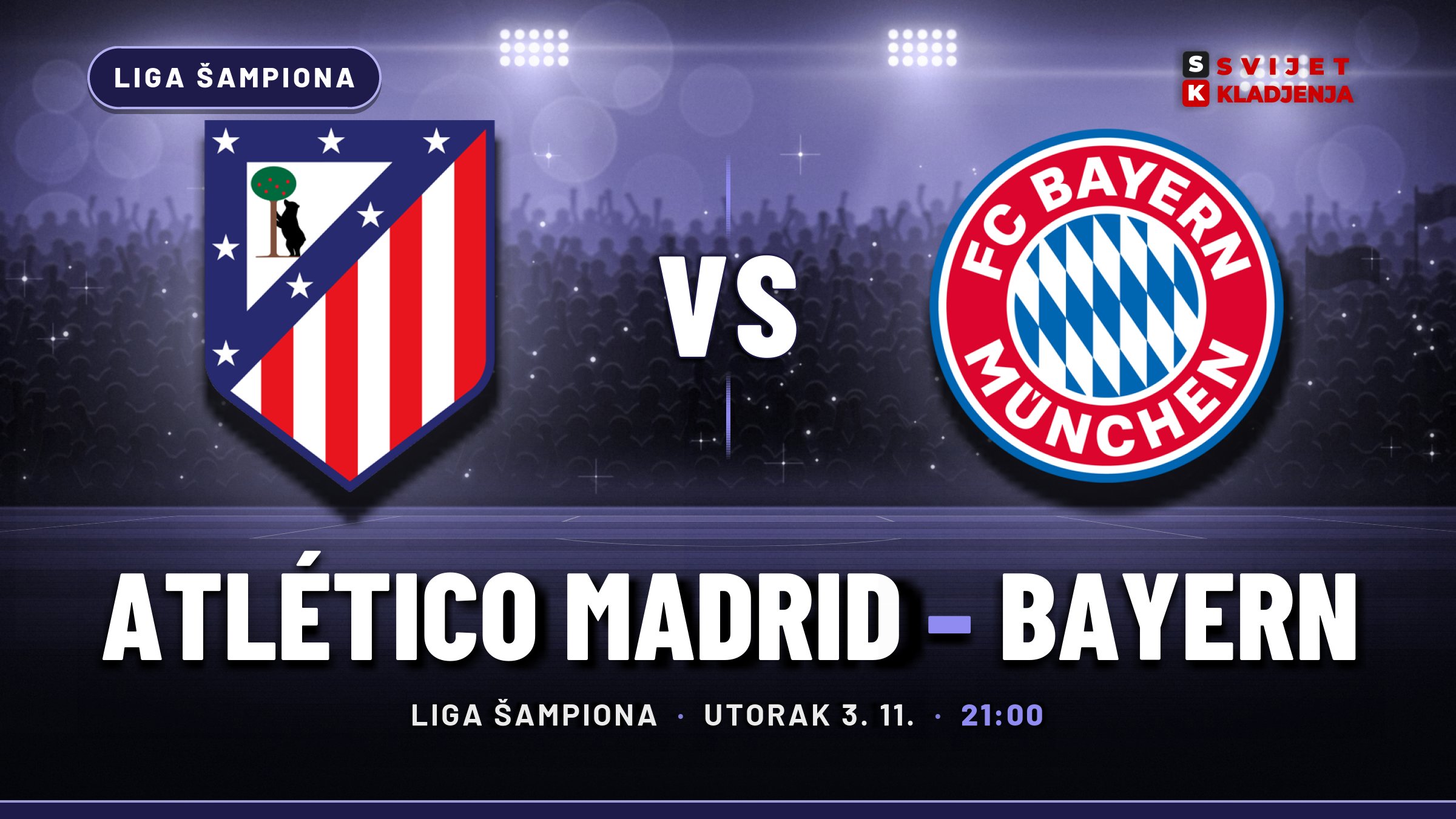 Atlético Madrid – Bayern, Liga šampiona: prognoza i tip