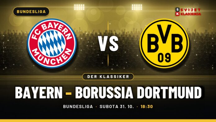 Bayern – Borussia Dortmund prognoza i tip: obje zabijaju, subota u 18:30