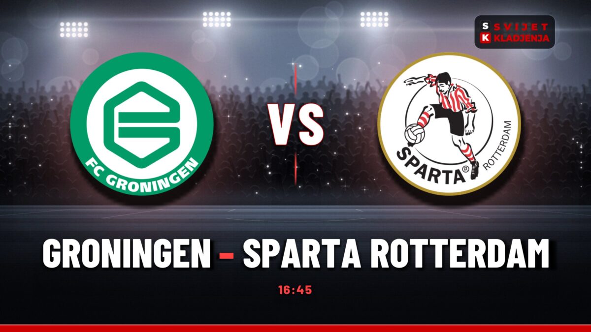 Groningen – Sparta Rotterdam prognoza i tip: oba daju gol, ned. u 16:45