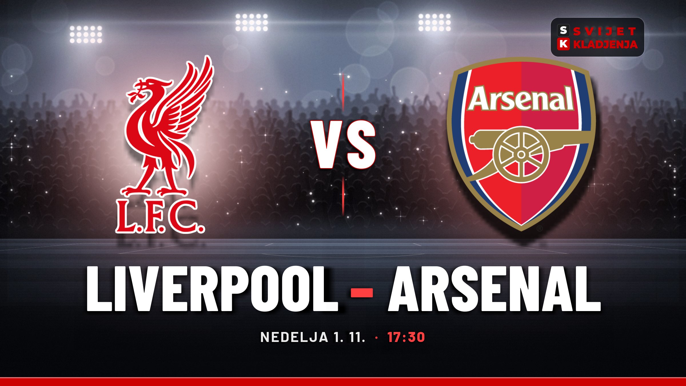 Liverpool – Arsenal, Premijer liga: prognoza i tip