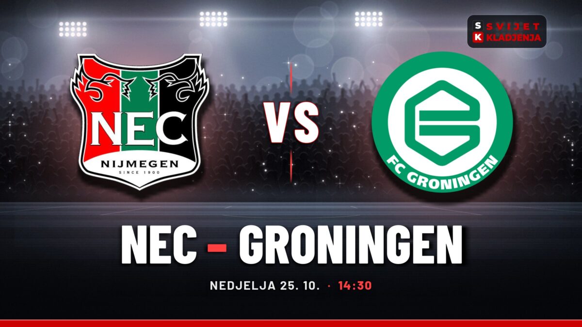 NEC – Groningen prognoza i tip: oba tima daju gol, nedjelja u 14:30