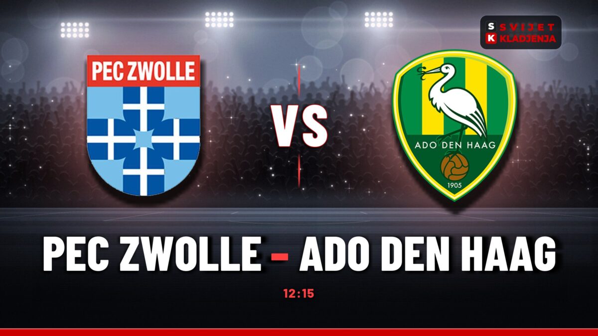 PEC Zwolle – ADO Den Haag prognoza i tip: obe ekipe daju gol, ned. 12:15