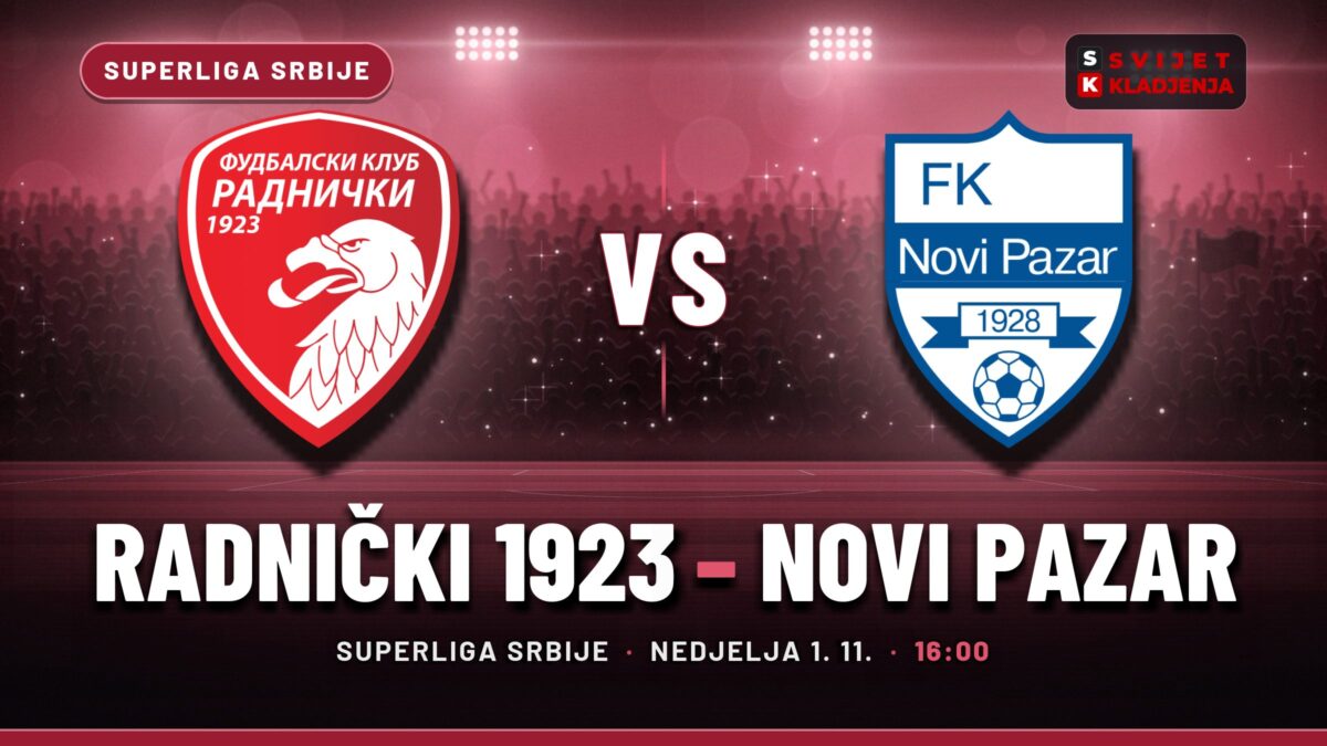 Radnički 1923 – Novi Pazar prognoza i tip: 1X, nedjelja u 16:00