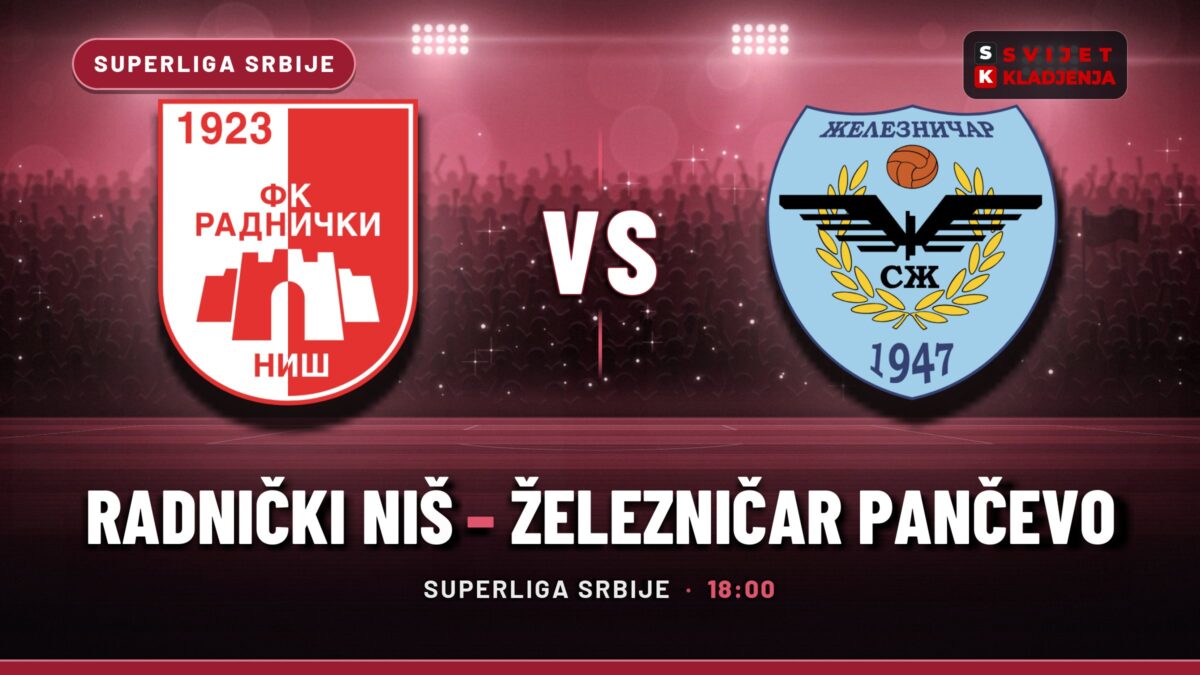 Radnički Niš – Železničar Pančevo prognoza i tip: pet poraza, pon. u 18:00