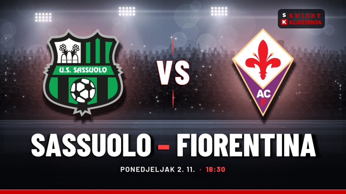 Sassuolo – Fiorentina prognoza i tip: slabe obrane, ponedjeljak u 18:30
