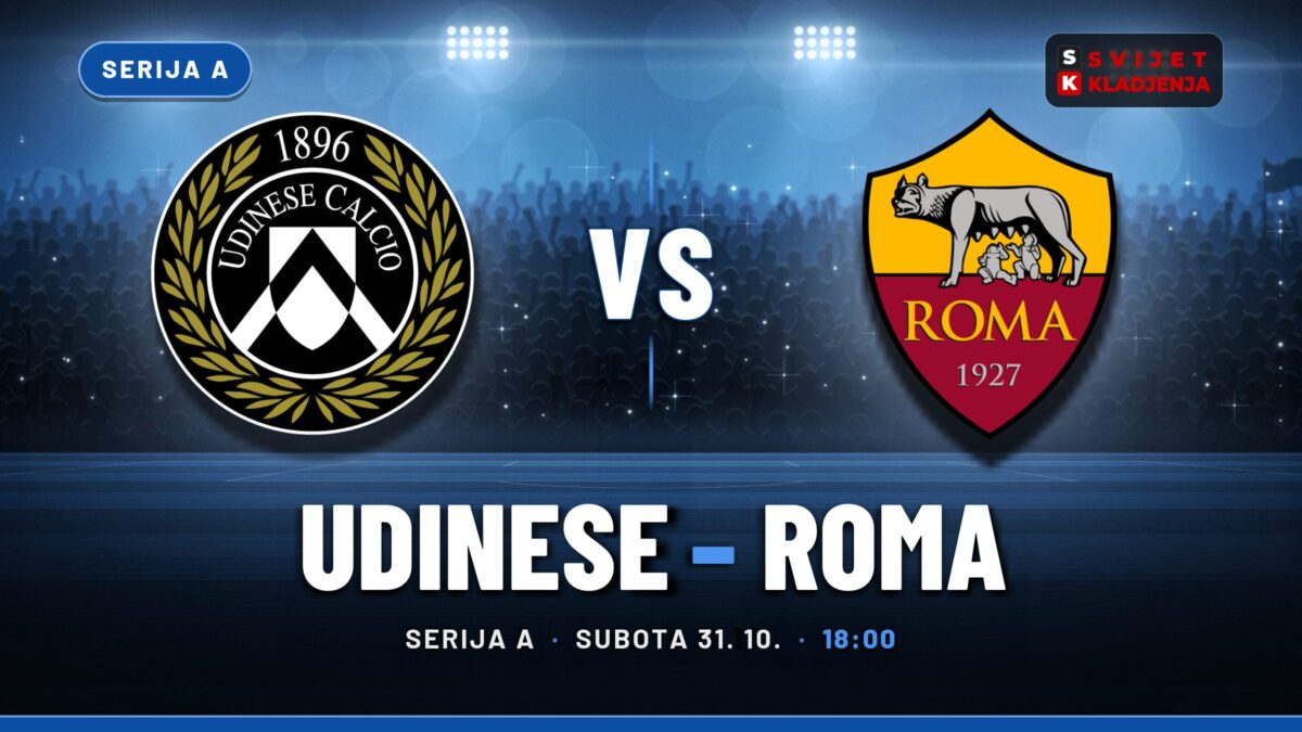 Udinese – Roma prognoza i tip: Roma bez poraza, subota u 18:00