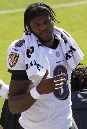 Lamar Jackson, quarterback Baltimore Ravens