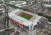 JJ Gabriel danas puni 16 godina: Manchester United ga ne pušta, a Real Madrid i Barcelona čekali su upravo ovaj datum Old Trafford, stadion Manchester Uniteda, snimljen iz zraka