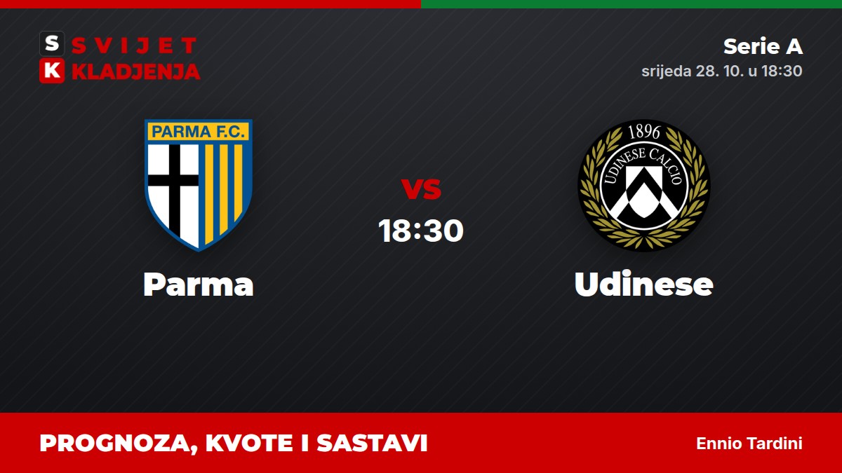 Parma – Udinese, Serie A: prognoza i kvote