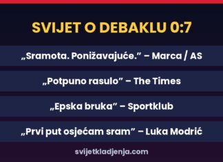 Svijet o 0:7: „Sramota”, „potpuno rasulo”, „epska bruka” – reakcije na najteži poraz Hrvatske