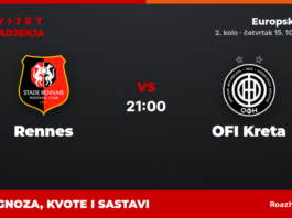 Rennes – OFI Kreta prognoza i tip: Europska liga, četvrtak u 21:00 Rennes – OFI Kreta, Europska liga, 2. kolo: prognoza i kvote