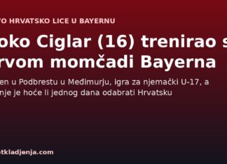 Roko Ciglar s Kaneom i Díazom na treningu Bayerna: 16-godišnji Međimurac, a za njega se bore dvije reprezentacije Roko Ciglar (16) trenirao s prvom momčadi Bayerna – grafika