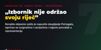 Ronaldo priopćenje: „Jesus mi je dvaput prekršio riječ”, ispričao se i traži kaznu bez olakotnih okolnosti Ronaldo o Jorgeu Jesusu: izbornik nije održao svoju riječ – priopćenje