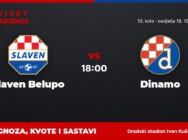 Slaven Belupo – Dinamo prognoza i tip: golovi na Apašu, nedjelja u 18:00 Slaven Belupo – Dinamo, HNL, 10. kolo: prognoza i kvote