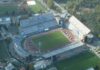 Dinamo – Anderlecht sastavi: Mišić se vraća, Almena umjesto Lisice, Beljo u napadu Stadion Maksimir u Zagrebu snimljen iz zraka, domaći teren Dinama