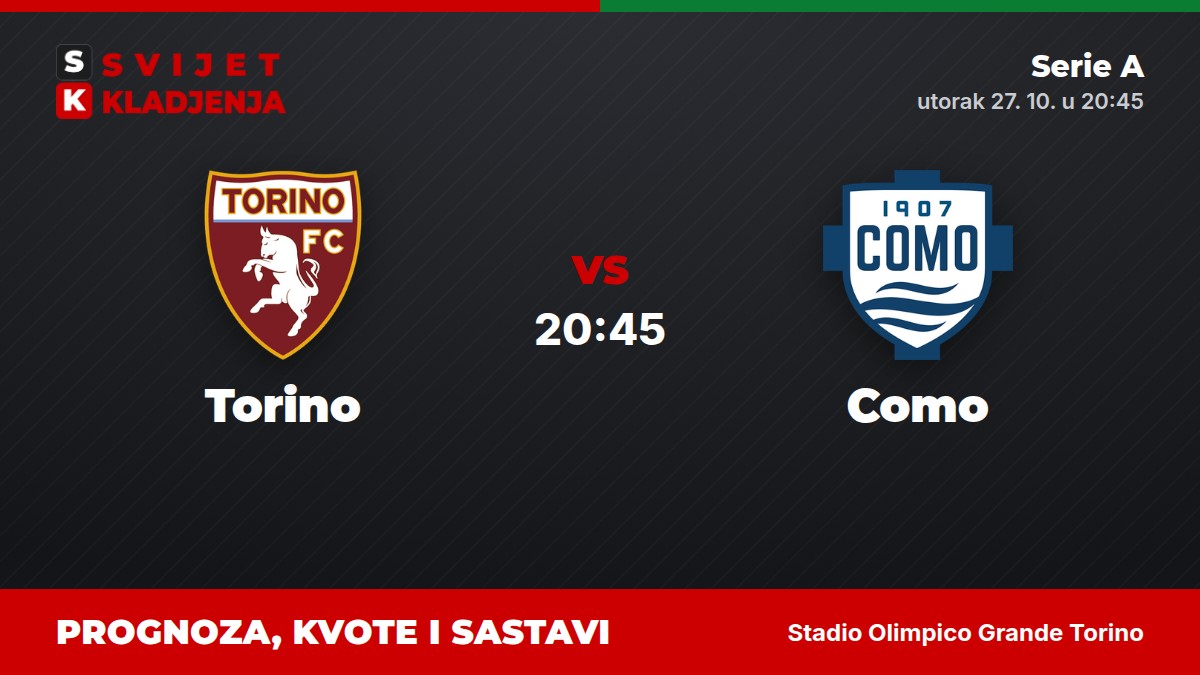 Torino – Como, Serie A: prognoza i kvote