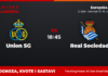 Union SG – Real Sociedad prognoza i tip: Europska liga, četvrtak u 18:45 Union SG – Real Sociedad, Europska liga, 2. kolo: prognoza i kvote