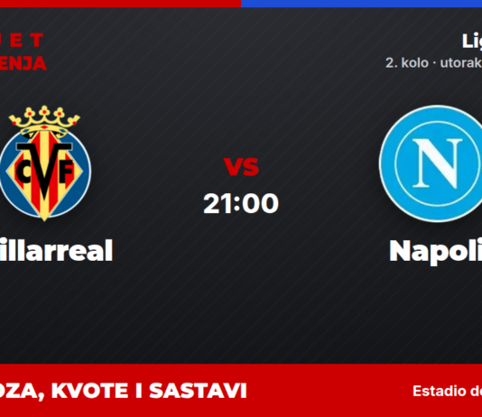 Villarreal – Napoli prognoza i tip: susret momčadi bez boda u Ligi prvaka Villarreal – Napoli, Liga prvaka, 2. kolo: prognoza i kvote